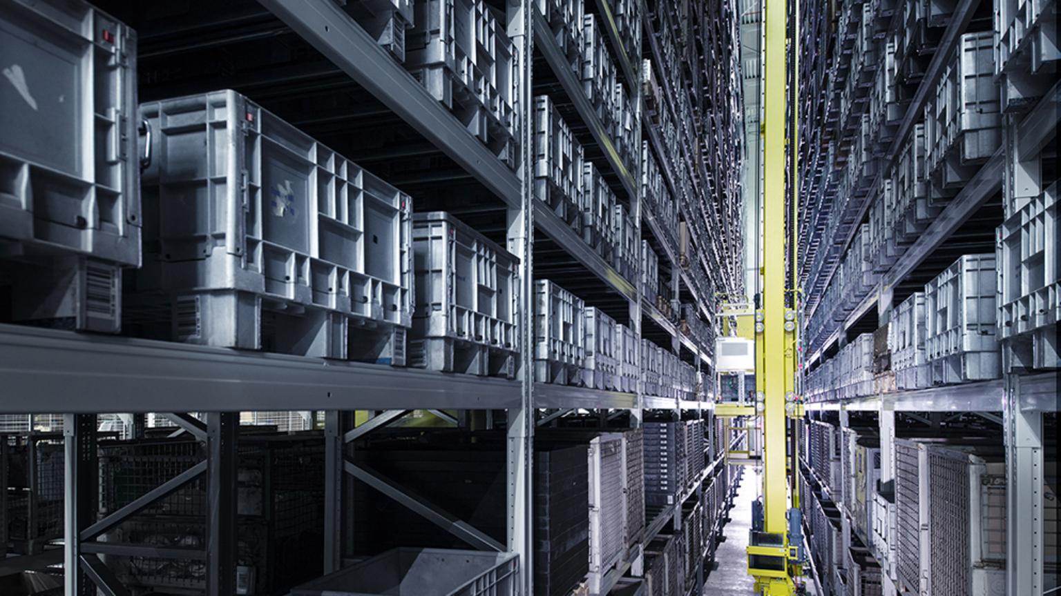 Miniload System - Seitenansicht