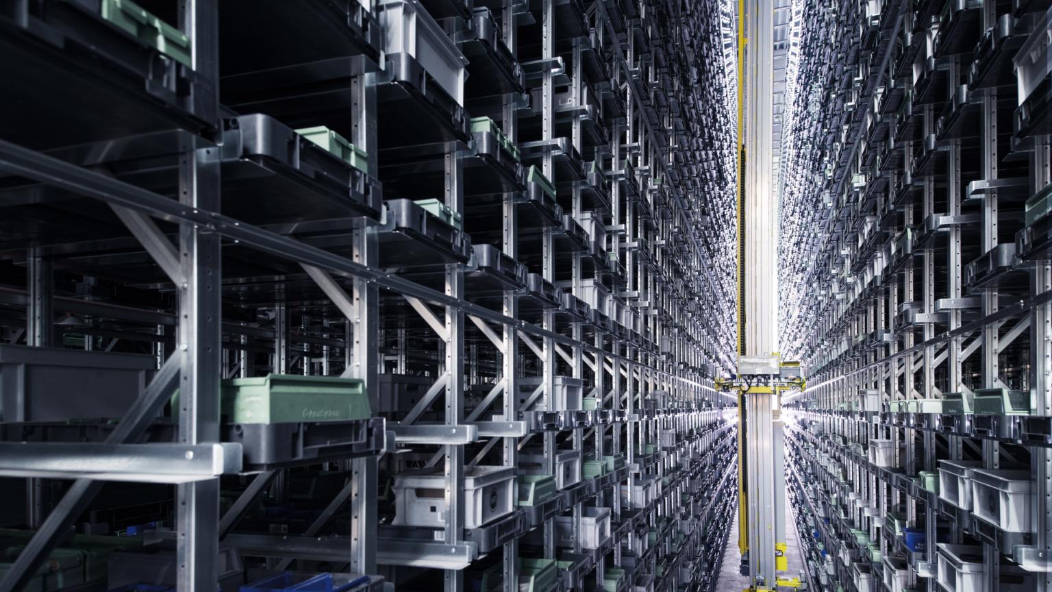 Open Face Miniload - Automatisches Kleinteilelager