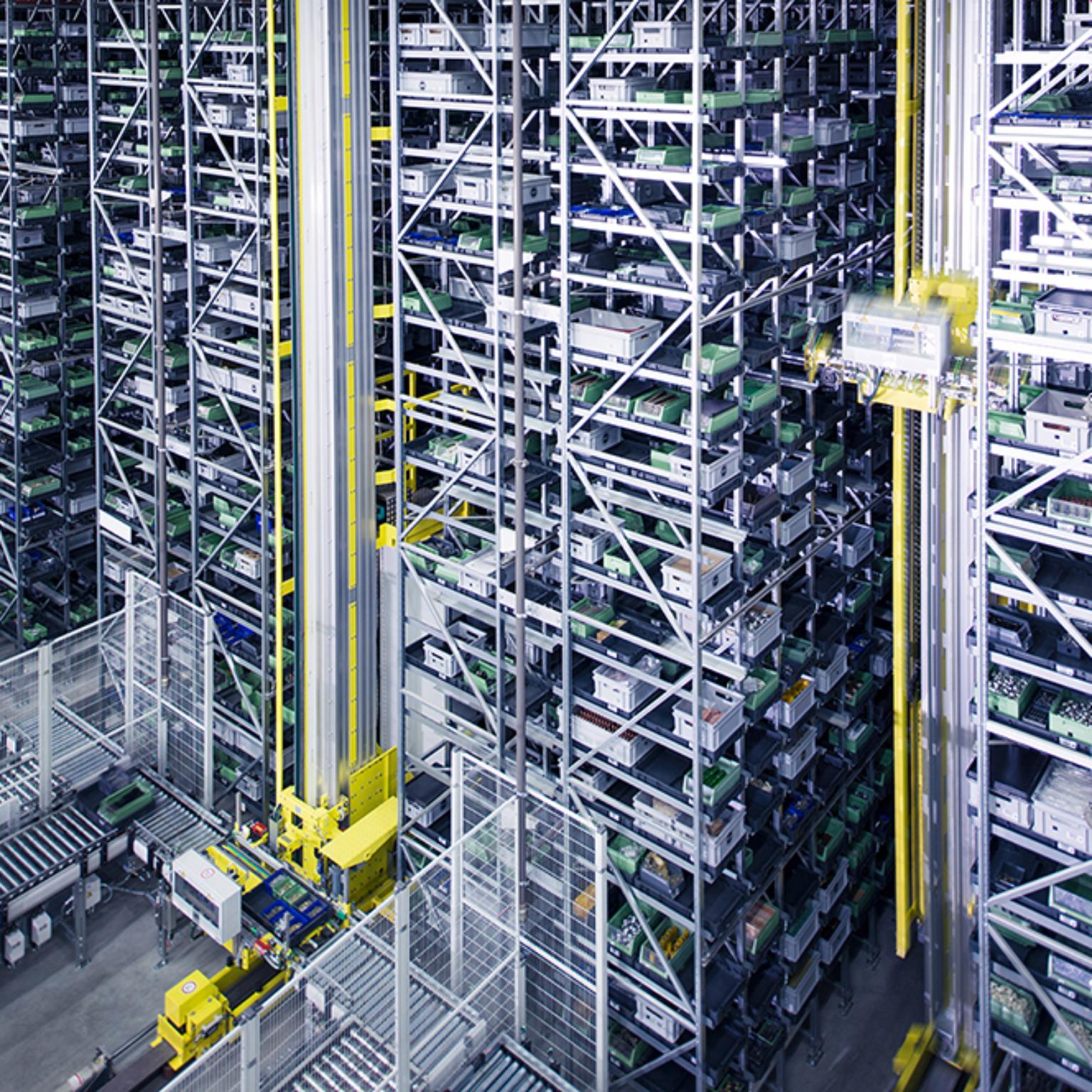 Open Face Miniload Sichere Wartung - Wartungsplattform