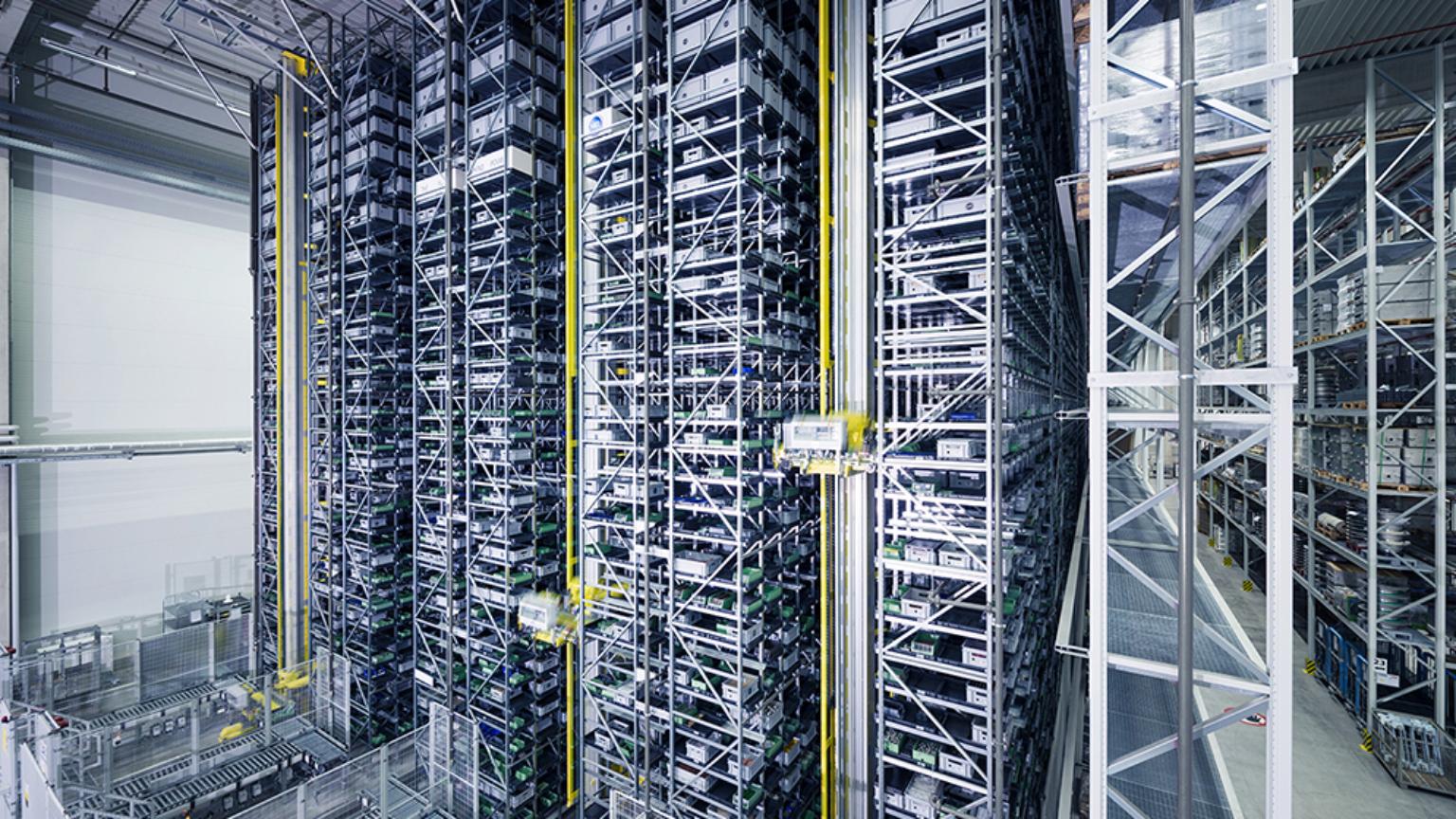 Automatisches Kleinteilelager - Detailansicht